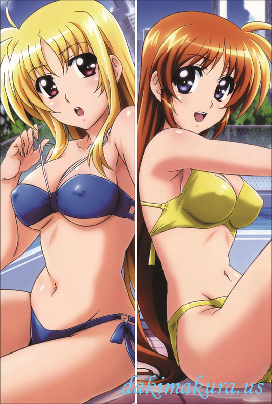 Magical Girl Lyrical Nanoha - Fate Testarossa - Nanoha Takamachi Anime Dakimakura Pillow Cover